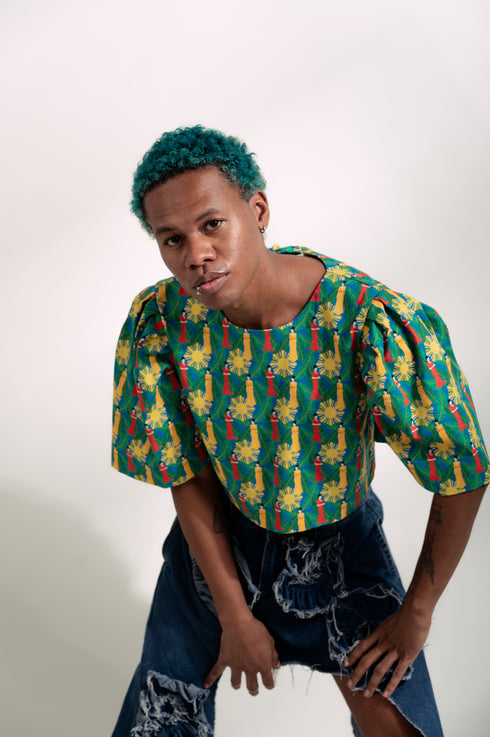 EMGEE by Get Spotted: Gabriela Top in Marilag Fabric
